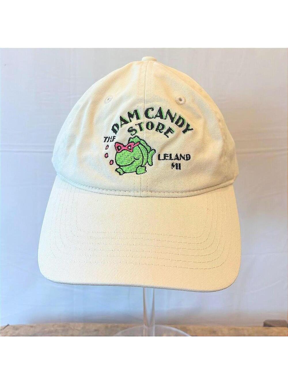 The Dam Candy Store Leland Michigan Embroidered Dad Cap Pacific Headwear Adjust.